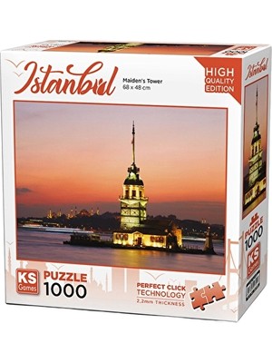 KS Games Ks Puzzle Kız Kulesi ve Gün Batımı 1000 Parça