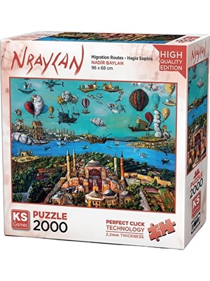 KS Games Ks Puzzle Ayasofya 2000 Parça