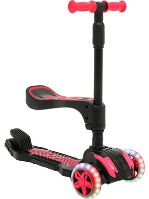 Cool Wheels Combo Oturaklı Pembe Scooter