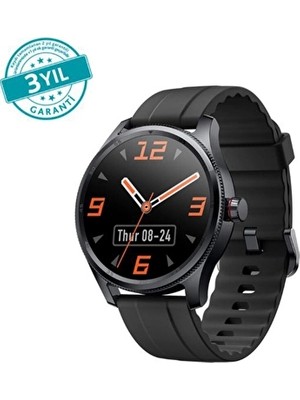 Ttec Tempus 35 mm Tft Ekranlı Yuvarlak Metal Kasa Akıllı Saat 2SW02S-SIYAH