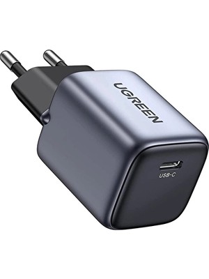 Ugreen Nexode Gan 2 Mini 20W Type-C Pd Hızlı Şarj Cihazı 1xusb-C Uzay Grisi 90664