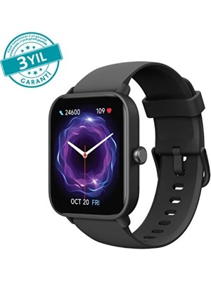 Ttec Tempus 46 mm Tft Ekranlı Dikdörtgen Kasa Akıllı Saat 2SW01S-SIYAH