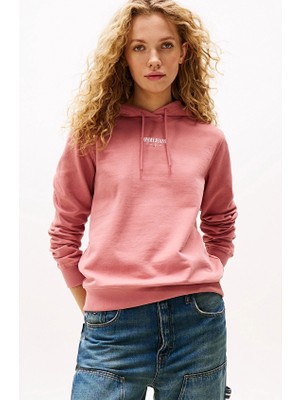 Tommy Jeans Kadın Sweatshirt DW0DW20943 Pembe