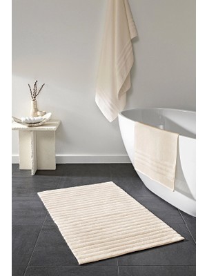 Cottons &amp; Clouds Stripe Banyo Paspası 61 x 102 cm