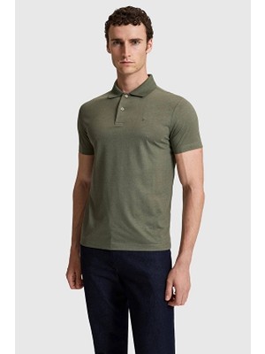 Pierre Cardin Slim Fit Erkek Tişört Pu 12678 Yeşil