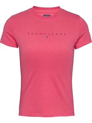Tommy Jeans Kadın Tişört DW0DW20315 Kırmızı