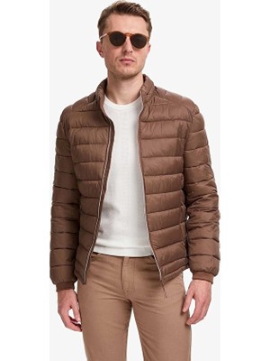 Pierre Cardin Cropped Slim Fit Erkek Mont Pu 8906 Kahverengi