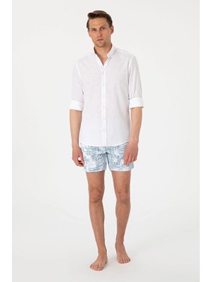 Pierre Cardin Erkek Mayo Şort Bloom VR036 Mavi