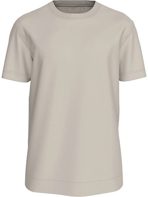 Calvin Klein Jeans Erkek Tişört J30J326159 Açık Gri