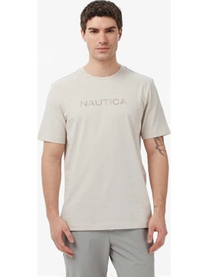 Nautica Erkek Tişört V65343T Bej