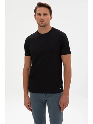 Pierre Cardin Slim Fit Erkek Tişört 2410837 Siyah