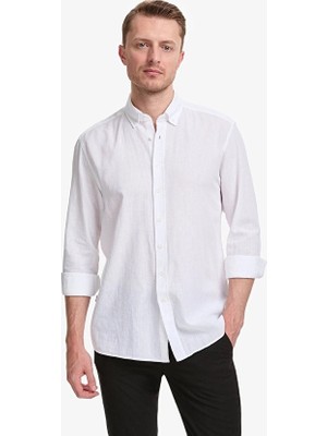 Pierre Cardin Regular Fit Erkek Gömlek Pu 10823 Beyaz