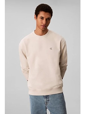 Calvin Klein Jeans Erkek Sweatshirt LV04RC296G Beyaz