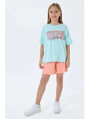 U.S. Polo Assn. U.s. Polo Assn Kids Kız Çocuk Pijama Takımı US2521 G Nl Nil