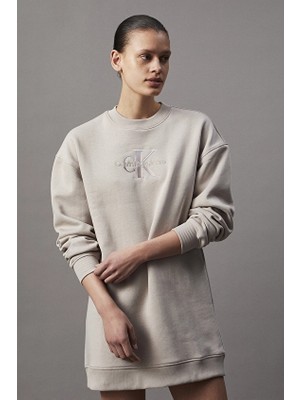 Calvin Klein Jeans Kadın Elbise J20J224834 Gri