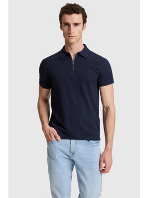 Pierre Cardin Slim Fit Erkek Tişört Pu 9004 Lacivert