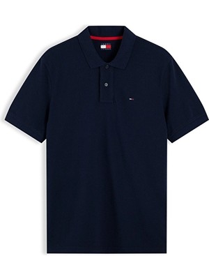 Tommy Jeans Erkek Tişört DM0DM22711 Mavi