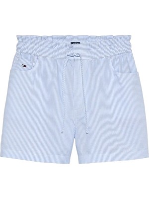 Tommy Jeans Kadın Şort DW0DW22227 Mavi