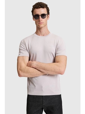 Pierre Cardin Slim Fit Erkek Tişört Pu 10700 Gri