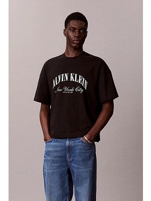 Calvin Klein Jeans Erkek Tişört LV04RF229G Siyah
