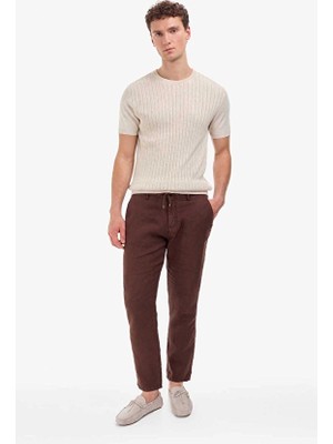 Pierre Cardin Carrot Fit Erkek Pantolon Pu 10886 Kahverengi