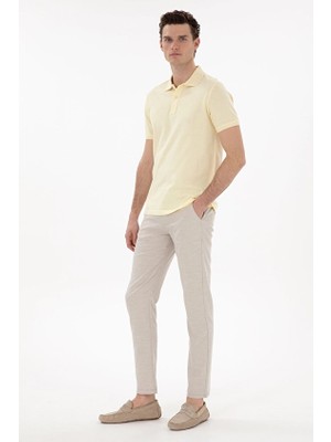 Pierre Cardin Slim Fit Erkek Pantolon 2125268 Bej