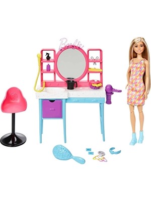 Barbie Muhteşem Kuaför Oyun Seti