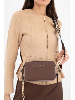 Sisley Kadın Çapraz Çanta SLY_259 Kahve/tas