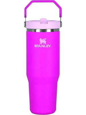Stanley The Iceflow Flip Straw Pipetli Termos Violet Blossom 0.89 Litre