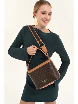 Pierre Cardin Kadın Çapraz Çanta 05PC26Y219503 Mn Kh Kahve