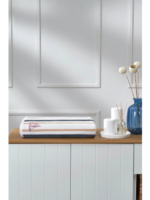 Özdilek Modern Mariner Nakışlı Banyo Havlusu 90X150 cm