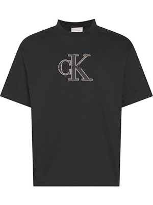 Calvin Klein Jeans Erkek Tişört LV04RF819G Siyah