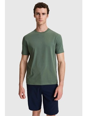 Pierre Cardin Regular Fit Erkek Tişört Pu 12679 Yeşil