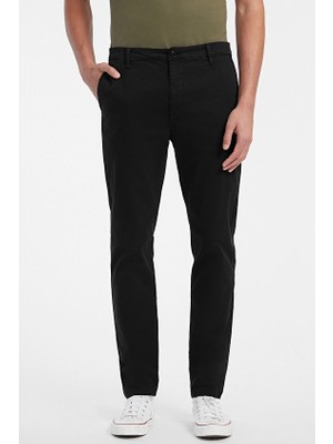 Guess Jeans Chino Erkek Pantolon M4YB33WGB5A Siyah