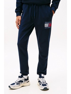 Tommy Jeans Slim Fit Erkek Eşofman Altı DM0DM22094 Indıgo