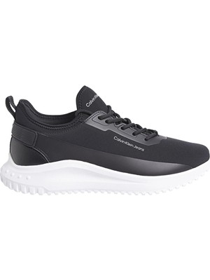 Calvin Klein Jeans Erkek Eva Runner Low Inst Hb Ayakkabı YM0YM011700GM Siyah/beyaz