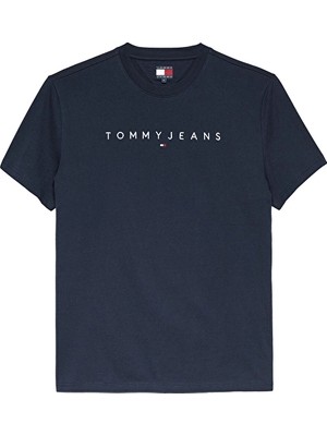 Tommy Jeans Erkek Tişört DM0DM20744 Mavi