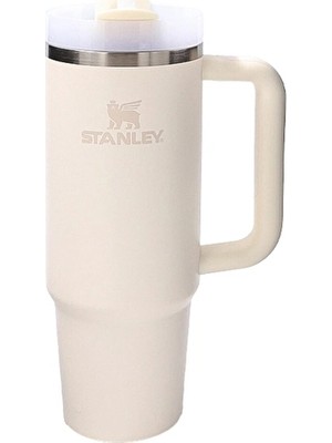 Stanley Quencher H2.o Flowstate Tumbler Pipetli Termos Cream 0.89 Litre