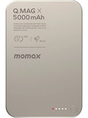 Özdilek Momax IP116AE Q.mag x 5000MAH Wireless Taşınabilir Şarj Cihazı Siyah
