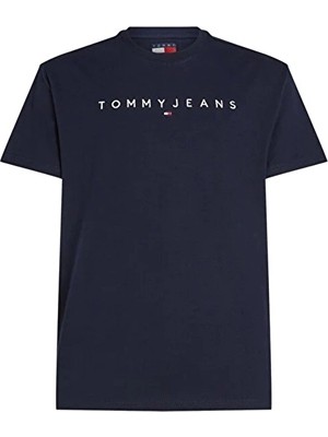Tommy Jeans Erkek Tişört DM0DM20744 Indıgo
