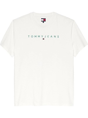 Tommy Jeans Erkek Tişört DM0DM20744 Yeşil