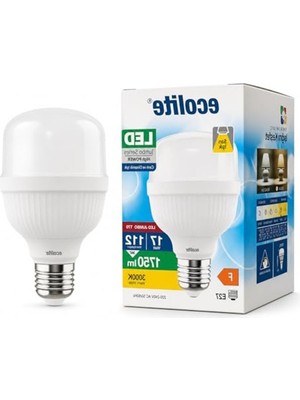 Die Grup 17W LED Jumbo Ampul, 3000K Sarı Işık, 112W Eşdeğer