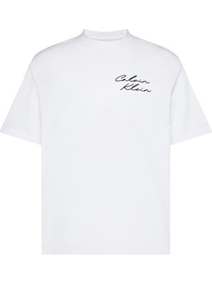 Calvin Klein Jeans Erkek Tişört LV04RE828G Beyaz