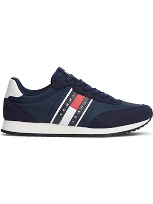 Tommy Jeans Erkek Classic Runner Ayakkabı EM0EM01709C1G Mavi