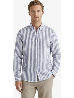 Nautica Erkek Gömlek W65451T Saks
