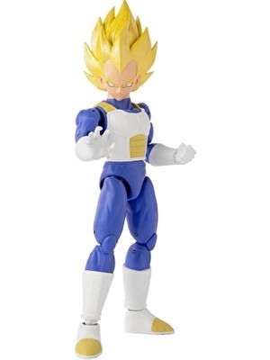 Adore Oyuncak 16 cm Dragon Ball Super Saiyan Vegeta Poz Verilebilir Figür - Dragon Stars Serisi