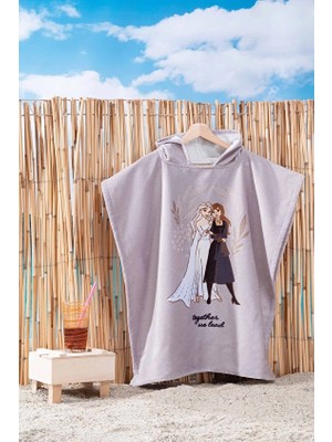Özdilek Frozen Magical Disney Lisanslı Kadife Çocuk Panço 4/9 Yaş