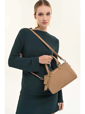 Pierre Cardin Kadın Omuz Çantası 05PC26Y10617 P cm Camel