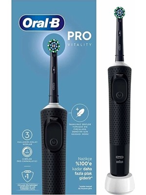 Oral-B Vitality Pro Clean Black Şarjlı Diş Fırçası