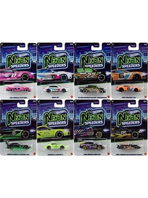 Hot Wheels Neon Speeders HLH72-979G 10'lu Set